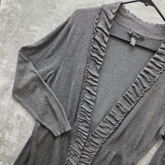 Style & Co Ruffle Cardigan 1X – Soft &‎ Cozy - Picture 4 of 10